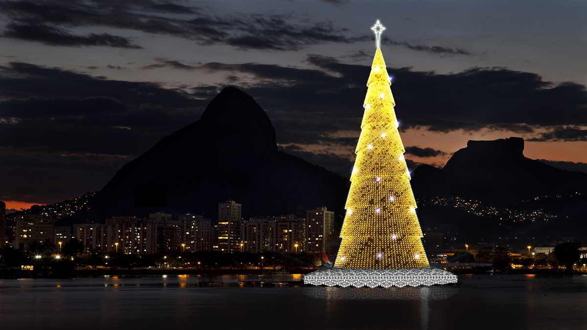 Árvore de Natal da Bradesco Seguros tem como tema as quatro estações do ano  - Revista Apólice